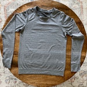 Lululemon Swiftly Breathe Long Sleeve Top, Size 4, Gray